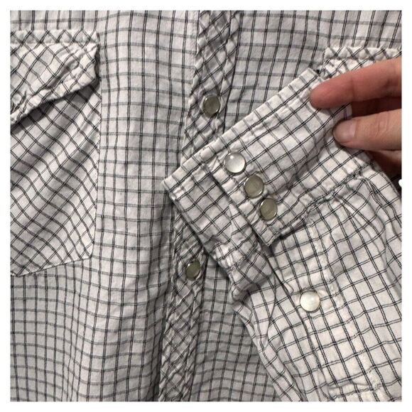 Polo Ralph Lauren western style pearl snap long sleeve XL mens button down shirt - Picture 2 of 3